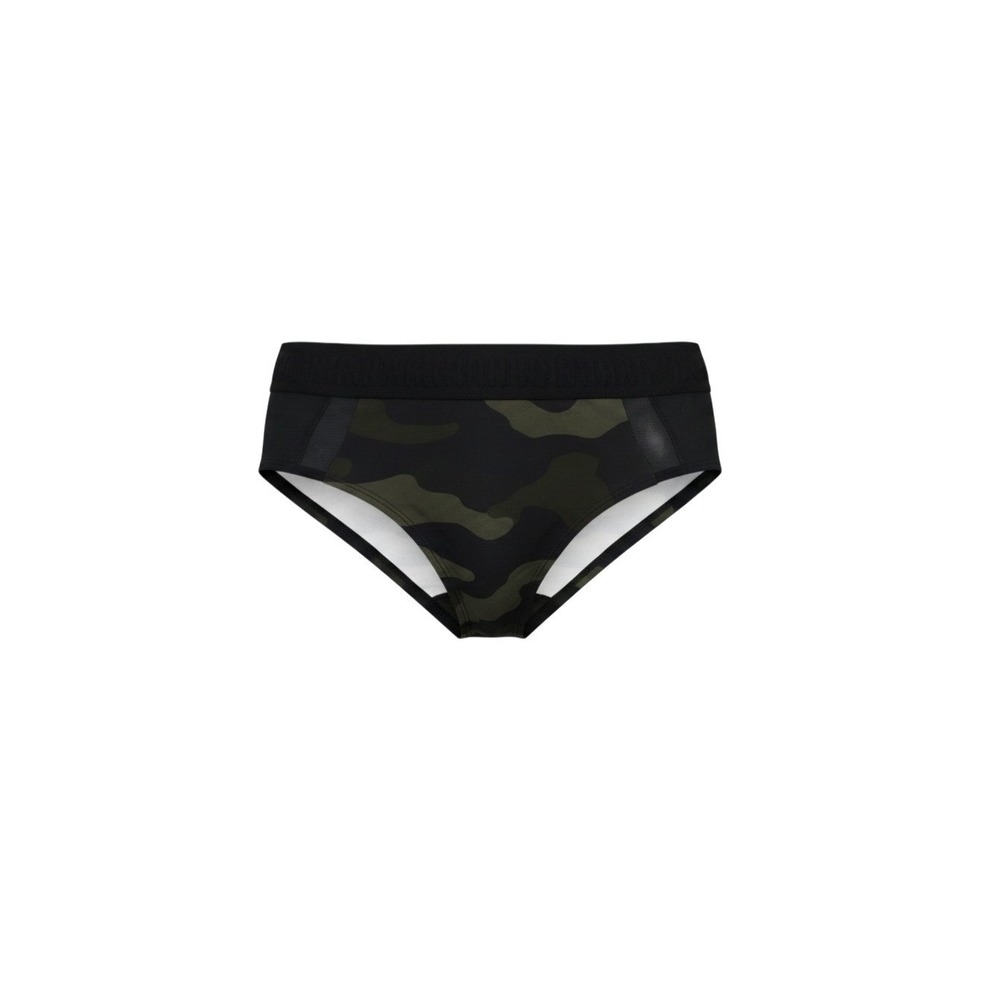 Victoria's Secret PINK Hiphugger Panties Womens L Green Camo  Mesh Logo